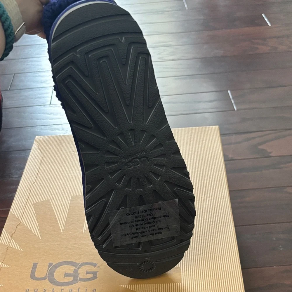 UGG Blue and Gray Knit Winter Boots - Picture 6 of 6